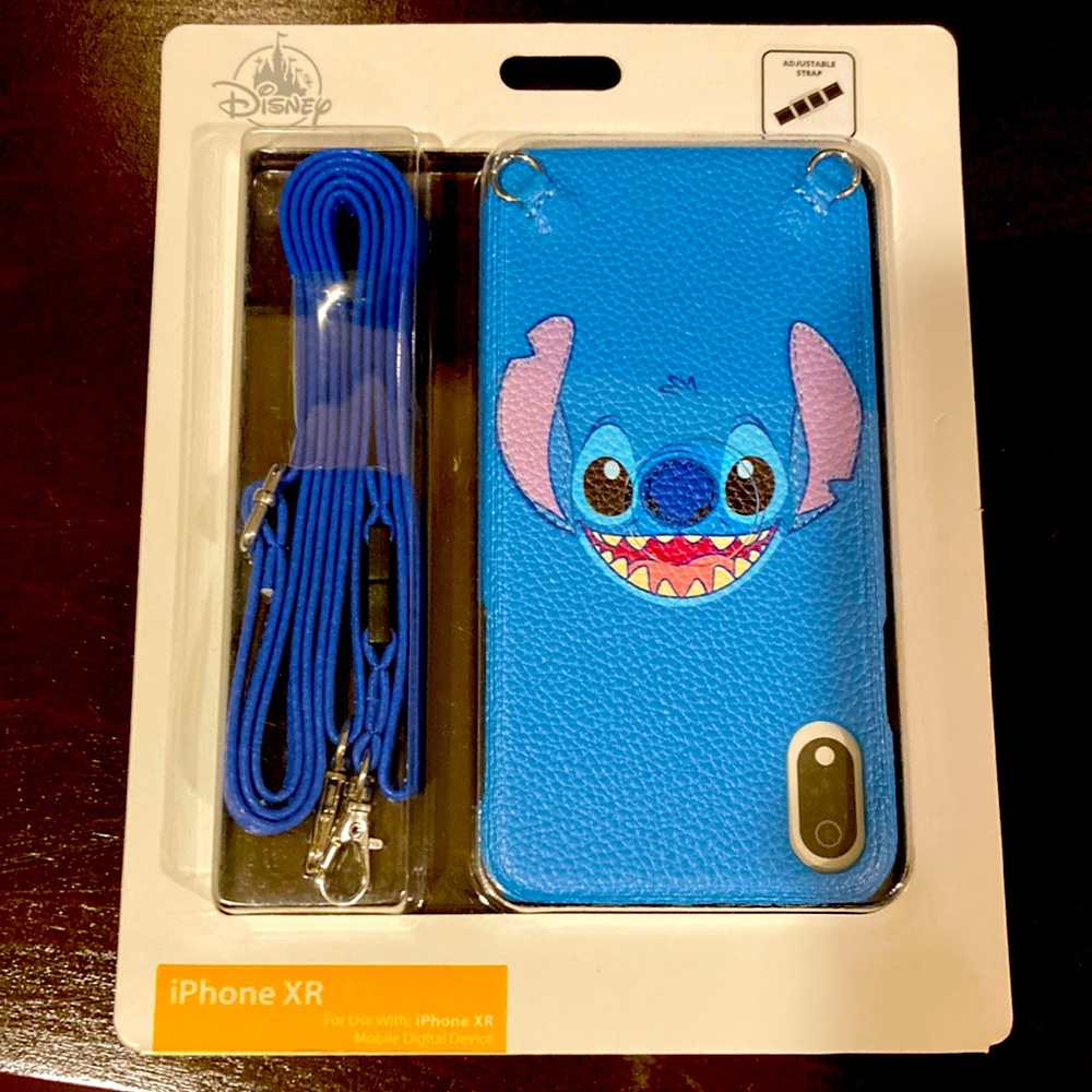 Disney “Stitch” (from Lilo and Stitch) iPhone XR Case with Adjustable Strap